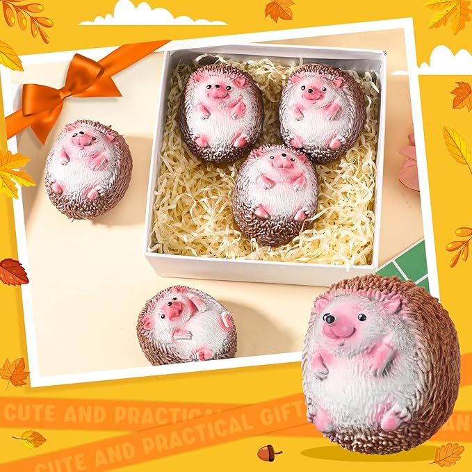 Hedgehog Fidget Squishy Toy for Sensory Stress Anxiety Relief